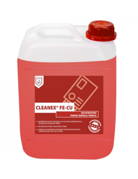 Cleanex Fe-Cu - Dezincrustant centrala termica - 10 kg