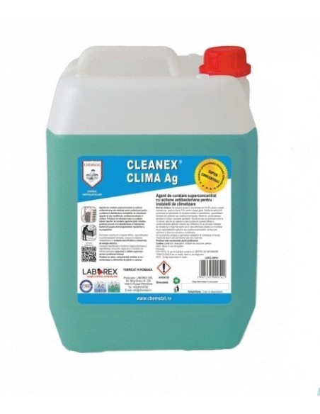 Cleanex Clima AG - Agent de curatare cu actiune dezinfectanta pentru aparate de aer conditionat - 5 kg