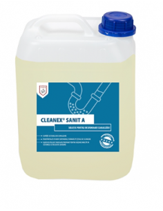 Cleanex Sanit A - Solutie desfundare si igienizare canalizari - 5 kg