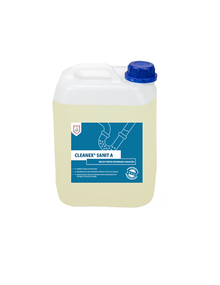 Cleanex Sanit A - Solutie desfundare si igienizare canalizari - 5 kg