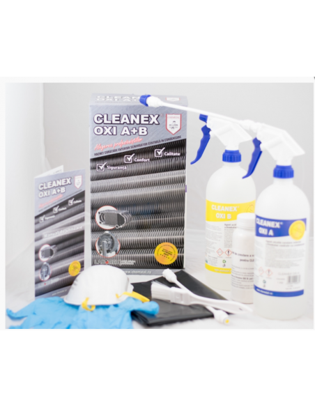 Cleanex Oxi A + B - Pachet curatare exterior schimbator centrala in condensare