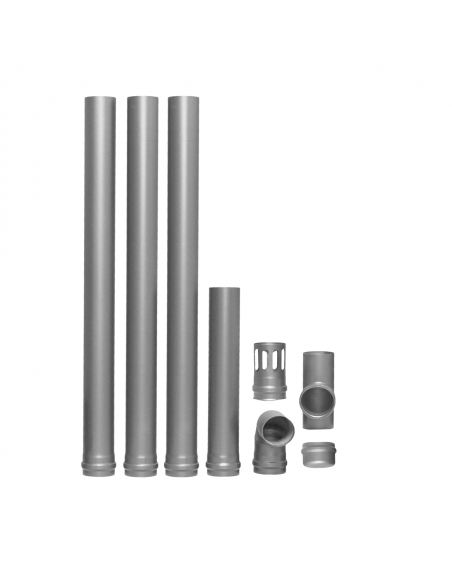 Fornello - Sophia Premium 11 kW - Black - Kit Evacuare 3,5 ml + Aspirator cenusa - INCLUS