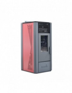 Fornello - Sophia Premium 11 kW - Bordeaux - Kit Evacuare 3,5 ml + Aspirator cenusa - INCLUS 2