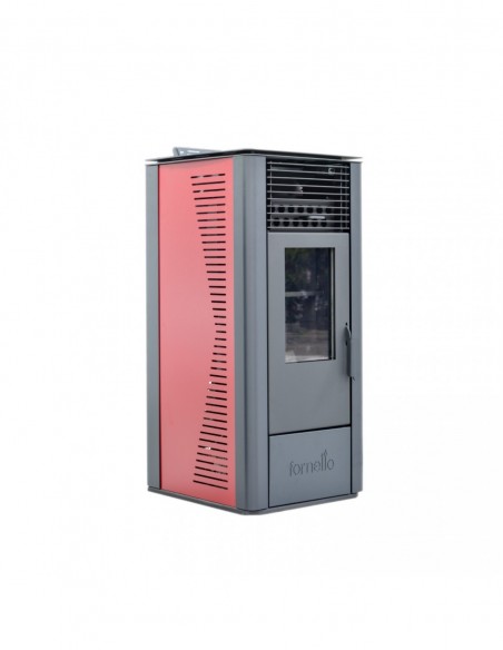 Fornello - Sophia Premium 11 kW - Bordeaux - Kit Evacuare 2,5 ml - INCLUS
