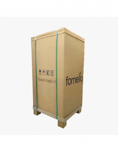 Fornello - Sophia Premium 11 kW - Bordeaux - Kit Evacuare 2,5 ml - INCLUS