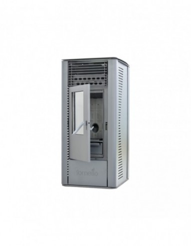 Fornello - Sophia Premium 11 kW - Bordeaux - Kit Evacuare 2,5 ml - INCLUS