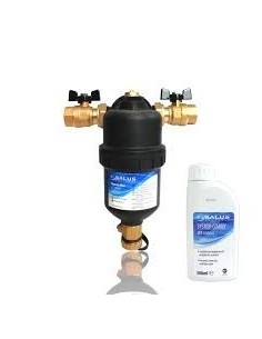 MD34S SALUS FILTRU ANTIMAGNETITA+ROBINETI 3/4+SOLUTIE LX1