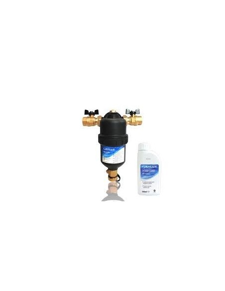 MD34S SALUS FILTRU ANTIMAGNETITA+ROBINETI 3/4+SOLUTIE LX1