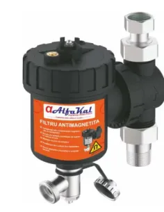Filtru anti-magnetita AlfaKal MTX-FHP-1”, magnet 11000Gauss + dozarea preparatelor de curățare și a inhibitorilor