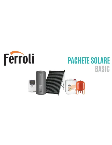 Pachet solar basic pentru producere ACM (2-3 persoane)